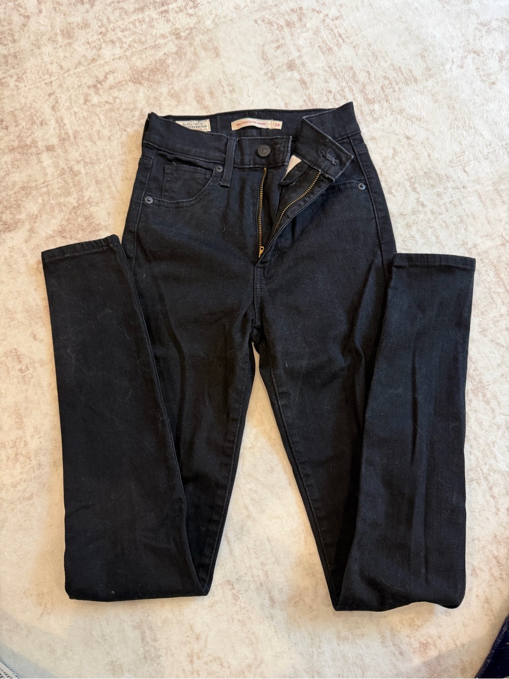 Levi's Black Women's Skinny Jeans - High Rise